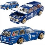 Mini GT 1/64 kaido house rhd datsun 510 wagon, blue