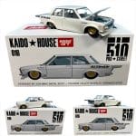 Mini GT 1/64 kaido house datsun 510 pro street *greddy*, pearl white