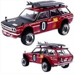Mini GT 1/64 kaido house datsun 510 wagon kaido gt surf safari rs v2, red