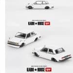 Mini GT 1/64 1969 datsun 510 street nismo v2, white