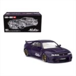 Mini GT 1/64 1995 Nissan Skyline GT-R R33 active Carbon R V2 Purple
