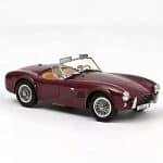 Norev 1/18 1963 ac cobra 289, dark red