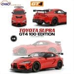 OTTOmobile  1/18 TOYOTA SUPRA GT4 100 EDITION PLASMA ORANGE 2023 - Image 6
