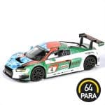 Para64 1/64 2019 audi r8 lms evo #4 phoenix 24hr nurburgring p1, blue/green/white