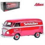 Schuco VW T1 Katsenwagen volkswagen t1b *schluter*, red, scale:1/32