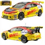 Tarmac 1/64 2018 honda civic fk8 tcr #9 tom coronel wtcr, yellow/red