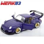 Werk83 1/18 porsche 911 993 rwb rauh-welt furusato sidney hoffman, purple