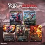MTG Magic The Gathering - Secret Lair - Marvel Deadpool - 5 Cards