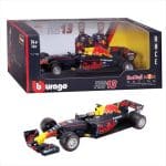 Bburago 1/18 - Red Bull Formula 1 RB13 Helmet #33 Max Verstappen F1 - Blue Diecast