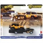 Mattel Hot Wheels: Premium Team Transport 1/64 – Toyota FJ Land Cruiser Horizon Hauler orange black