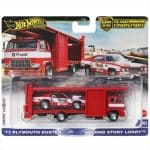 Mattel Hot Wheels: Premium Team Transport 1/64 – 1973 Plymouth Duster Second Story Lorry Red white