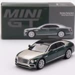 MINI GT 1/64 2024 bentley flying spur, white sand verdant