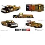 MINI GT 1/64 1980 chevrolet silverado sumatran rhino, black/gold - Image 2