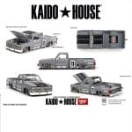 MINI GT 1/64 1980 chevrolet silverado kaido v2, grey - Image 2