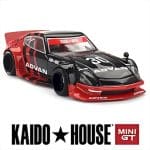 MINI GT 1/64 1978 nissan fairlady z kaido gt advan, black/red
