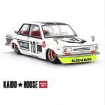 MINI GT 1/64 1969 datsun 510 street team xmm v1, white - Image 2