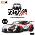 OTTOmobile 1/18 TOYOTA SUPRA GT4 WHITE E.CHELI/E.JOULIÉ FFSA GT4 CHAMPIONSHIP 2023
