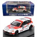 Street Weapon 1/64 honda civic eg6, white/red/black