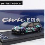 STREET WEAPON 1/64 honda civic eg6 *hks*, various