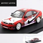 STREET WEAPON 1/64 bmw e46 *nike*, red/white/black