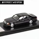 STREET WEAPON 1/64 mercedes-benz w140, black - Image 2