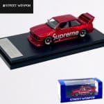 STREET WEAPON 1/64 bmw e30 *supreme*, red