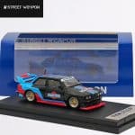 STREET WEAPON 1/64 bmw e30 *martini*, black/red/blue