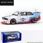 STREET WEAPON 1/64 bmw e30 *martini*, white/blue/red