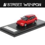 STREET WEAPON 1/64 honda civic eg6, red