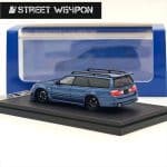 STREET WEAPON 1/64 nissan r34 wagon with carbonfibre hood, blue - Image 2