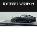 STREET WEAPON 1/64 toyota ae86, black