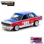 TARMAC 1/64 datsun 510, #38 jim fitzgerald scca national championship 1973, blue/white/red
