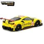 TARMAC 1/64 2023 ferrari 488 gte s.huffaker/t.kimura/d.serra 24h of le mans, yellow - Image 2