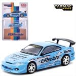 TARMAC 1/64 vertex nissan silvia s15 *greddy*, blue