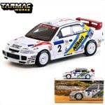 TARMAC 1/64 mitsubishi lancer evolution iii, #2 k. eriksson/s. parmander hong kong-beijing rally 199
