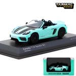 TARMAC 1/64 porsche 718 spyder rs, mint green