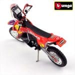 BBURAGO 1/18 2023 gasgas rx450f #1 dakar rally 2023, red/yellow - Image 3
