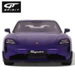 GT Spirit 1/18 2023 porsche taycan turbo gt, purple sky metallic - Image 2