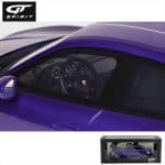GT Spirit 1/18 2023 porsche taycan turbo gt, purple sky metallic - Image 3