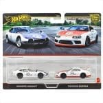 Mattel Hot Wheels Premium: 2 Pack 1/64 - Toyota 2000GT - Toyota Supra JBL03