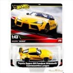 Mattel Hot Wheels Premium: 1/43 – Toyota Supra GR Pandem Widebody Yellow JCN77