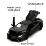 JADA #33380 1/24 Shaws Lamborghini Aventador Black - Image 2