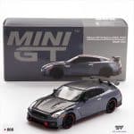 MINI GT 1/64 2024 nissan gt-r r35 nismo, stealth gray