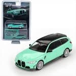 MINI GT 1/64 2022 bmw m3 touring g81 m, performance mint green