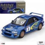 MINI GT 1/64 1999 subaru impreza wrc99 #5 richard burns/robert reid  winner rally australia *austral