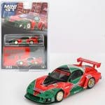 MINI GT 1/64 2024 mazda rx7 fd3s lb-super silhouette 787b tas, green/red