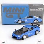 MINI GT 1/64 2024 mazda rx7 fd3s re-amemiya 20b na 3rotor-7 ama-san go, blue