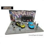 MINI GT 1/64 2024 art la graffiti *diorama street*