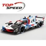 Top Speed 1/18 2024 bmw m hybird v8 gtp #25 bmw m team rll daytona 24hrs, white/blue/red