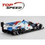 Top Speed 1/18 2024 bmw m hybird v8 gtp #25 bmw m team rll daytona 24hrs, white/blue/red - Image 2